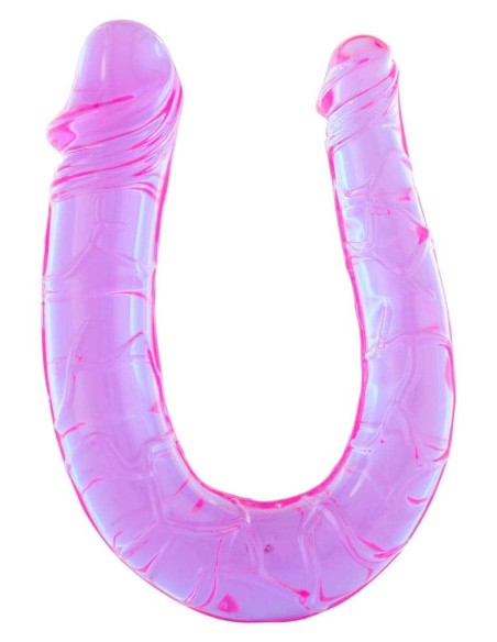 Dougle gode Twin Dong 11 x 3.4cm Violet Dougle gode Twin Dong 11 x 3.4cm Violet