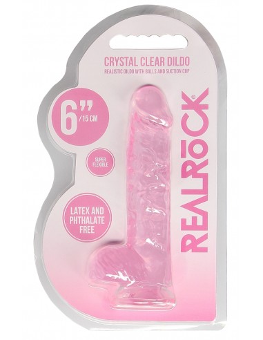 Gode Crystal Clear 12 x 3cm Rose