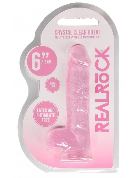 Gode Crystal Clear 12 x 3cm Rose Gode Crystal Clear 12 x 3cm Rose