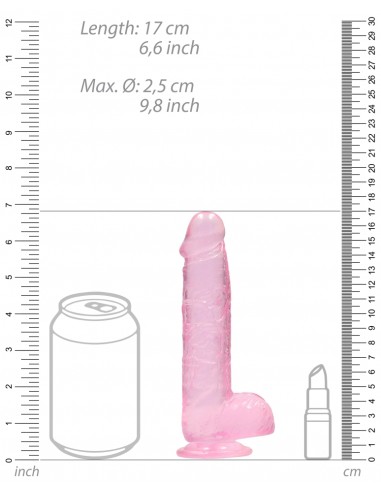 Gode Crystal Clear 12 x 3cm Rose