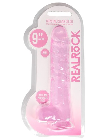 Gode Crystal Clear 19 x 4.5cm Rose