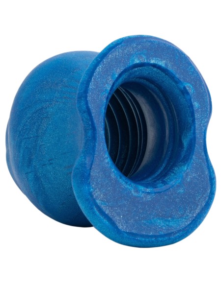 Plug Tunnel Pig-Hole Platinum Bleu 14 x 11 cm