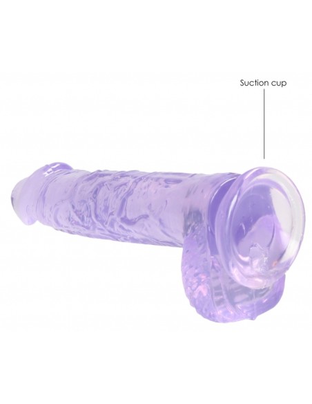 Gode Crystal Clear 12 x 3cm Violet Gode Crystal Clear 12 x 3cm Violet