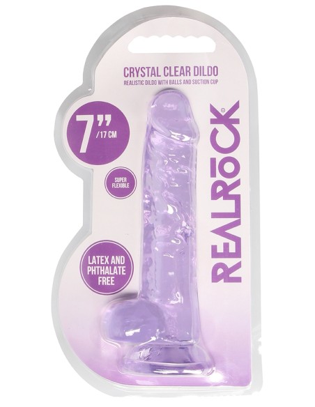 Gode Crystal Clear 14 x 3.5cm Violet Gode Crystal Clear 14 x 3.5cm Violet