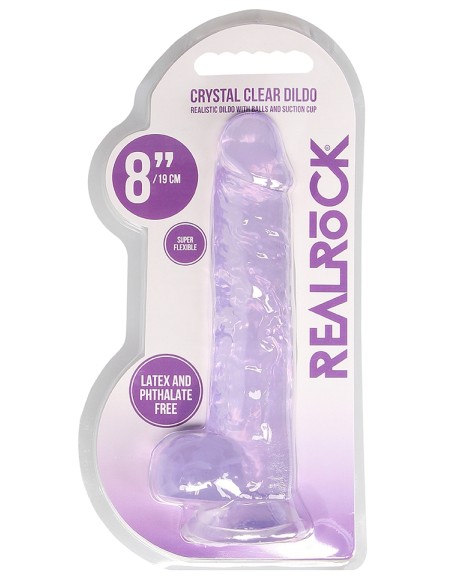 Gode Crystal Clear 16 x 4cm Violet