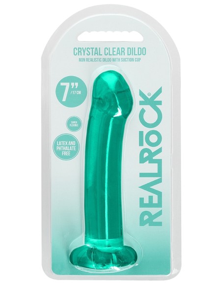 Gode Rody Crystal RealRock 16 x 4cm Vert Gode Rody Crystal RealRock 16 x 4cm Vert