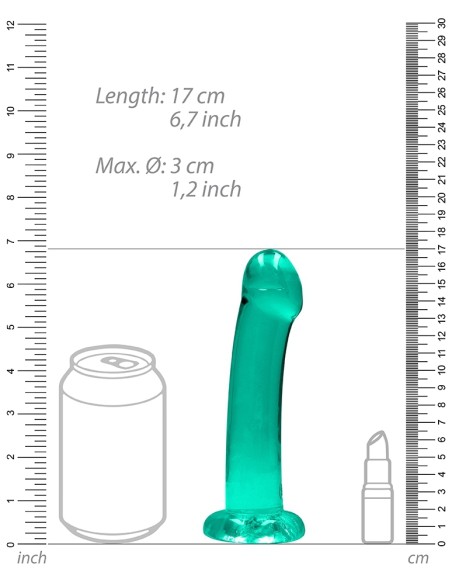 Gode Rody Crystal RealRock 16 x 4cm Vert Gode Rody Crystal RealRock 16 x 4cm Vert