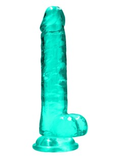 Gode Crystal Clear 14 x 3.5cm Vert