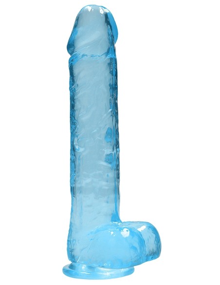 Gode Crystal Clear 19 x 4.5cm Bleu