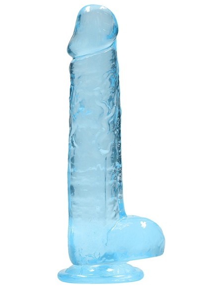 Gode Crystal Clear 16 x 4cm Bleu