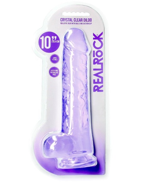 Gode Crystal Clear 21 x 5.5cm Violet