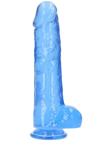 Gode Crystal Clear 21 x 5.5cm Bleu