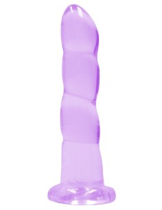 Gode Twist Crystal RealRock 16 x 4cm Violet