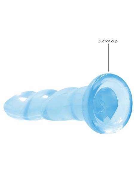 Gode Twist Crystal RealRock 16 x 4cm Bleu Gode Twist Crystal RealRock 16 x 4cm Bleu