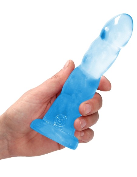 Gode Twist Crystal RealRock 16 x 4cm Bleu Gode Twist Crystal RealRock 16 x 4cm Bleu