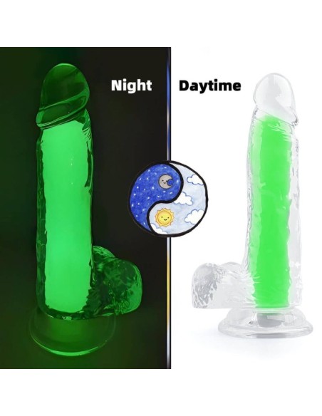 Gode phosphorescent Color Glow 15 x 4.5cm Vert Gode phosphorescent Color Glow 15 x 4.5cm Vert