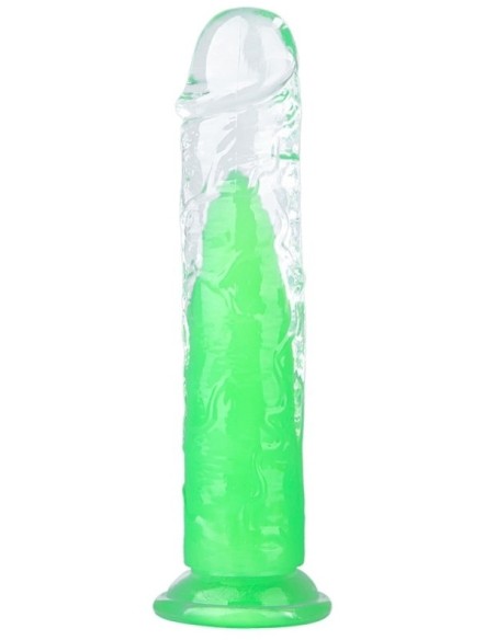 Gode transparent Jellis L 19 x 4cm Vert Gode transparent Jellis L 19 x 4cm Vert