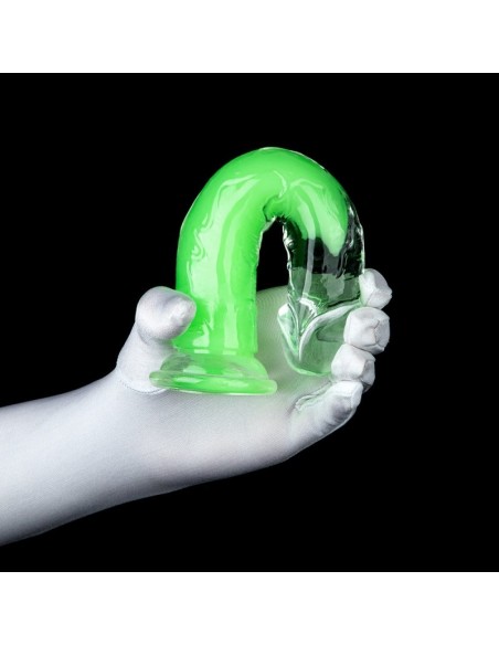 Gode transparent Jellis L 19 x 4cm Vert Gode transparent Jellis L 19 x 4cm Vert