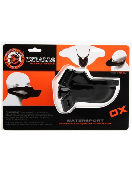 Bâillon Urinoir Oxballs WaterSport Noir