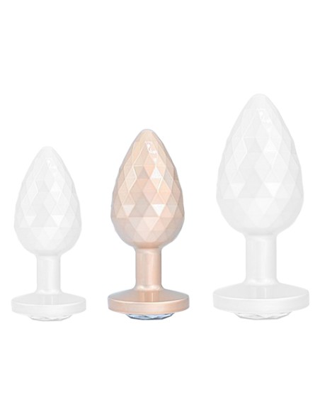 Plug Ikonik Diamond M 7 x 3.3 cm Beige