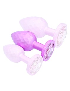 Plug Ikonik Diamond M 7 x 3.3cm Rose