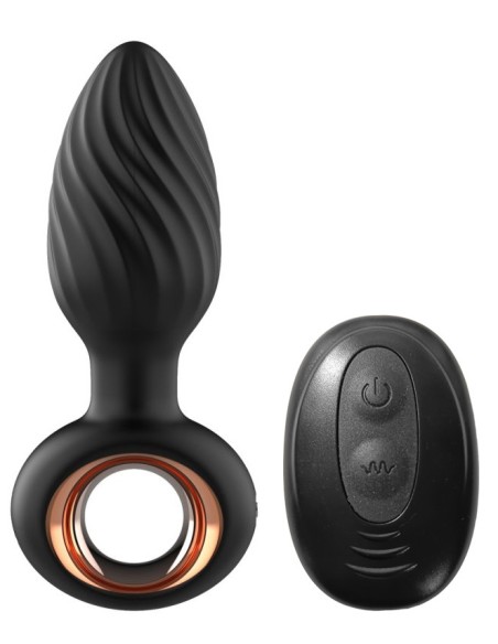 Plug Vibrant Rotatif Bump Orgasm 7 x 3.5cm Plug Vibrant Rotatif Bump Orgasm 7 x 3.5cm