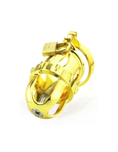 Cage de chasteté avec tige d'urètre Kinger 7 x 3.4cm - Tige 4.5cm