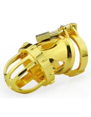 Cage de chasteté avec tige d'urètre Kinger 7 x 3.4cm - Tige 4.5cm