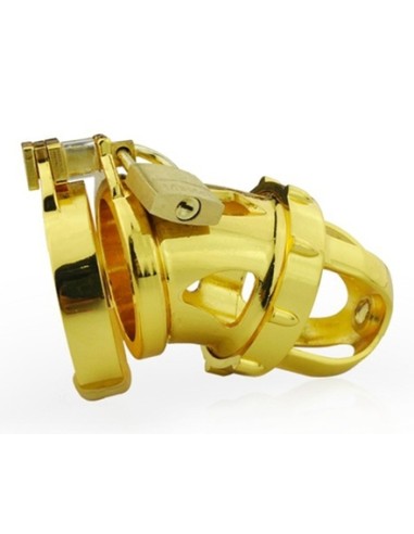 Cage de chasteté avec tige d'urètre Kinger 7 x 3.4cm - Tige 4.5cm