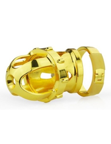 Cage de chasteté avec tige d'urètre Kinger 7 x 3.4cm - Tige 4.5cm