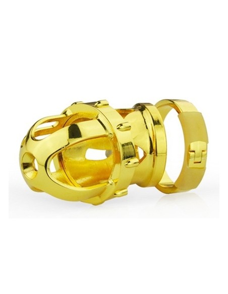 Cage de chasteté avec tige d'urètre Kinger 7 x 3.4cm - Tige 4.5cm