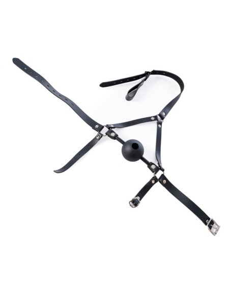 Bâillon-Boule percé Enjoy Wax 49mm Noir