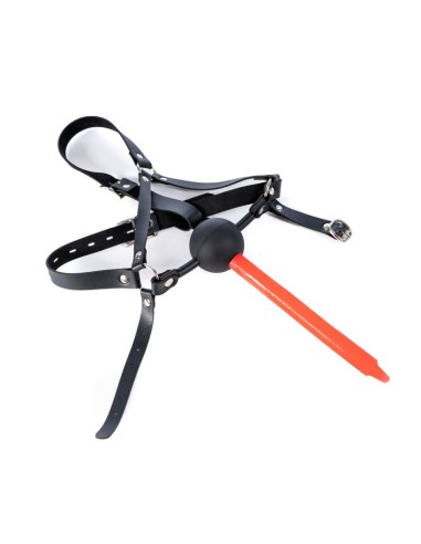 Bâillon-Boule percé Enjoy Wax 49mm Noir