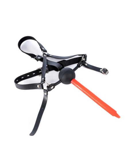 Bâillon-Boule percé Enjoy Wax 49mm Noir