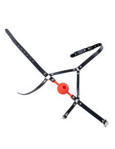 Bâillon-Boule percé Enjoy Wax 49mm Rouge
