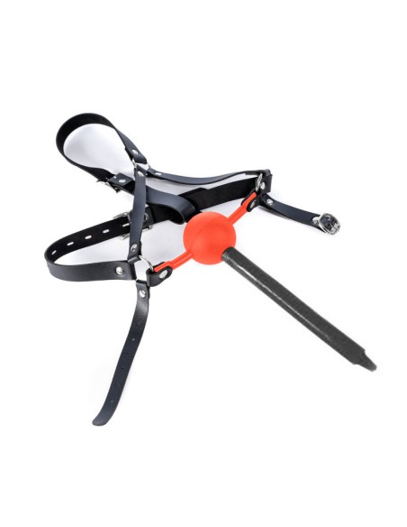 Bâillon-Boule percé Enjoy Wax 49mm Rouge