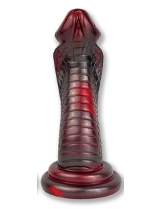 Gode Serpent Kobra 19 x 6cm Rouge