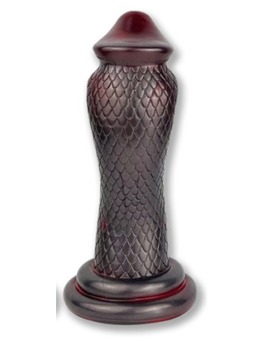 Gode Serpent Kobra 19 x 6cm Rouge