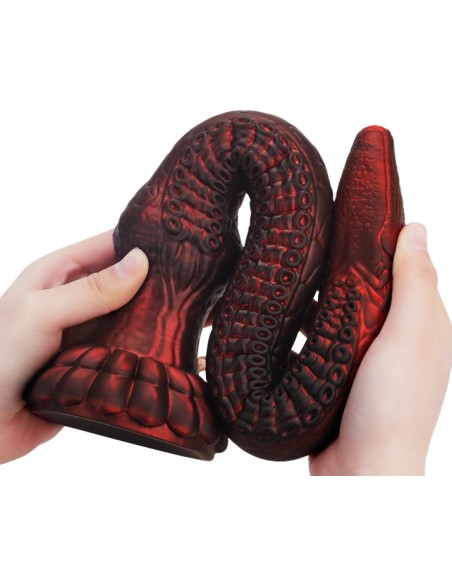 Gode Heelix L 52 x 7.5 cm Rouge