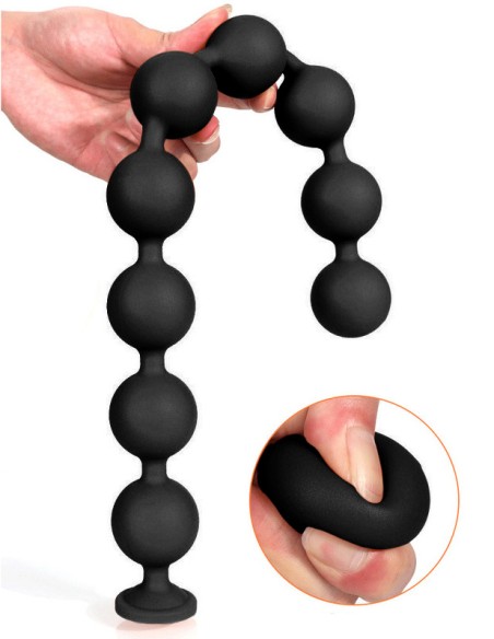 Boules Nocty S 45 x 3.6 cm Noires Boules Nocty S 45 x 3.6 cm Noires