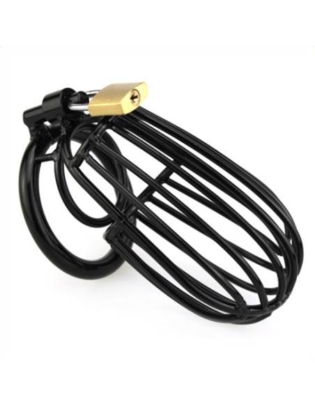 Cage de chasteté SAMOURAI 11 x 5.5 cm Noire