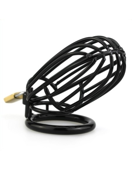 Cage de chasteté SAMOURAI 11 x 5.5 cm Noire