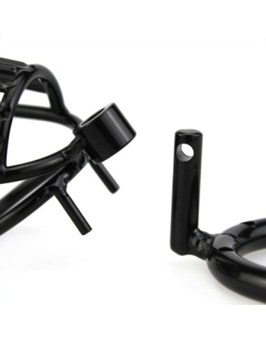 Cage de chasteté SAMOURAI 11 x 5.5 cm Noire