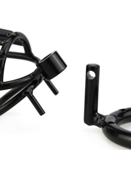 Cage de chasteté SAMOURAI 11 x 5.5 cm Noire