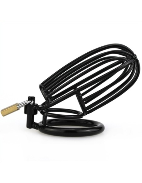 Cage de chasteté SAMOURAI 11 x 5.5 cm Noire