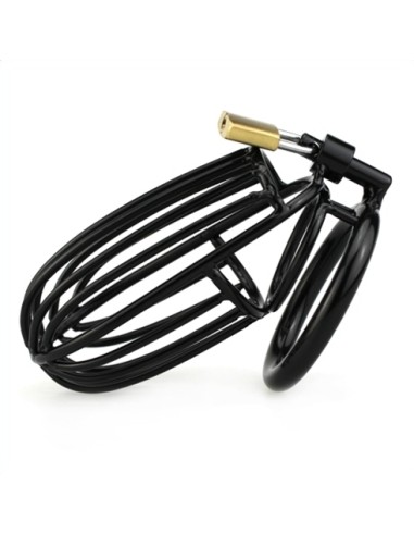 Cage de chasteté SAMOURAI 11 x 5.5 cm Noire