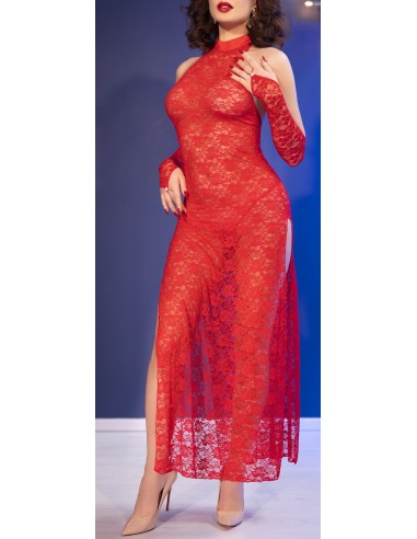 Robe Longue PAOLINA Rouge