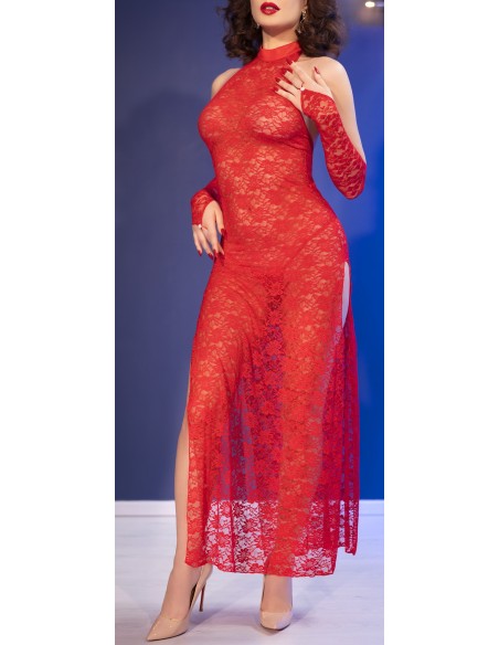 Robe Longue PAOLINA Rouge