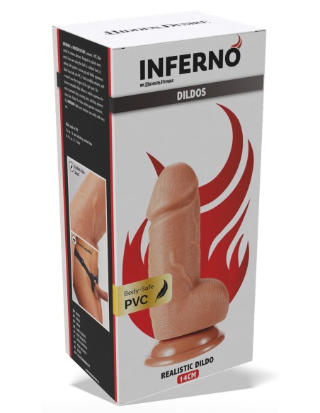 Gode Réaliste INFERNO JULIO 10 x 4.6cm