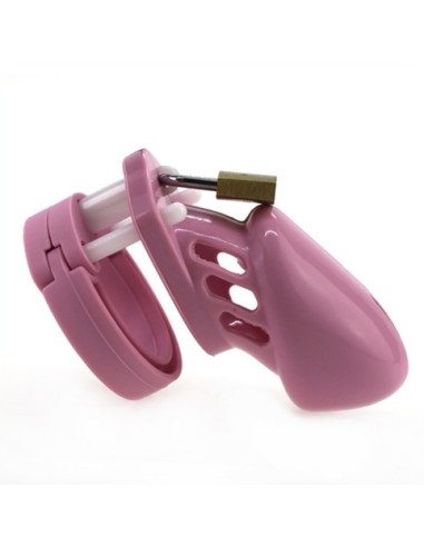 Cage de chasteté en silicone 7 x 3.3 cm Rose